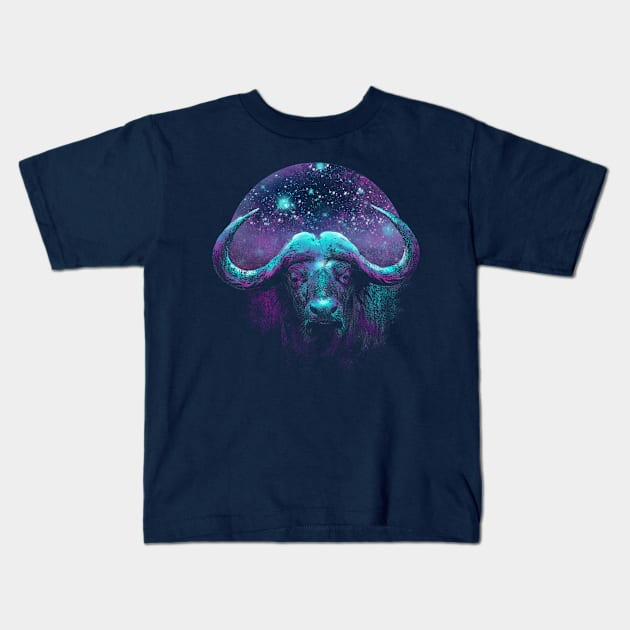 Space Flask Kids T-Shirt by opawapo